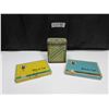 Image 1 : 3 Different Tabacco tins 1 Hinged & 2 Flat 50's