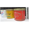 Image 2 : 3 Different Round Tabacco Tins