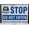 Image 1 : Hyline Layers Metal Do Not Enter Sign