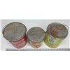 Image 3 : 3 Different Lardpails with lids