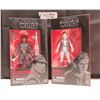 Image 1 : 2 Different  Starwars figures Finn and General Leia Organa (original package