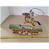 Image 1 : Vintage range rider tin wind up toy- 12"L