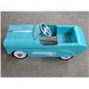 Image 1 : Vintage blue metoer pedal car- 36" by 14" by 15"H