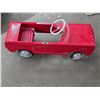 Image 1 : Vintage red ford mustang pedal car- 39" by 13" by 13"H