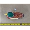 Image 2 : Vintage tin duck toy- 5"L