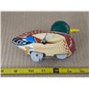 Image 4 : Vintage tin duck toy- 5"L