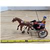Image 2 : Vintage wind up arabian race horse- no key- 6"L