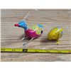 Image 1 : 2 vintage wind up toys- no keys- 2" and 3"L