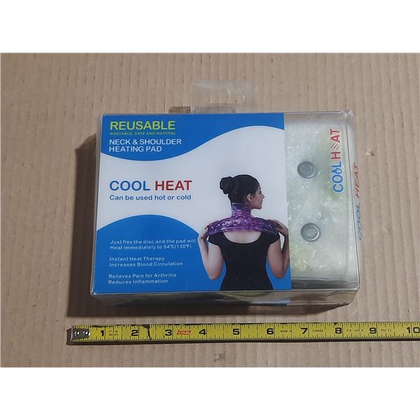 Reusable Portable, Safe and Natural - Neck & Shoulder Heating Pad.