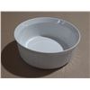 Image 1 : White Round Casserole Dish. (9" Diameter)