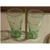 Image 6 : Lot of Coca Cola Items - Price Guide, Green Glasses, Tray.