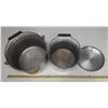 Image 3 : Wood Handles Tray and Two Pots.