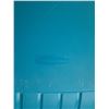 Image 2 : Rubbermaid storage container with a hinged lid. (32" X 17" X 10")