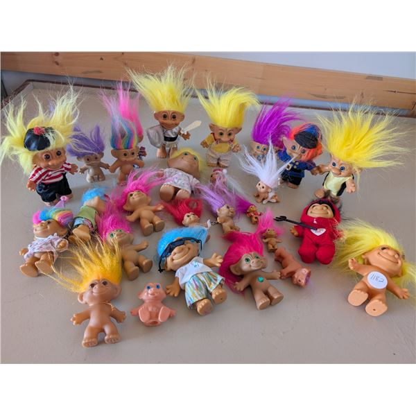 Vintage Collection of Trolls from 80's & 90's