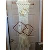Image 3 : Macrame Hanging Towel Holder with Fish Décor