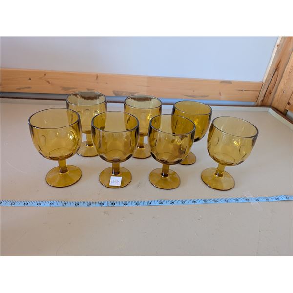 Amber Goblets