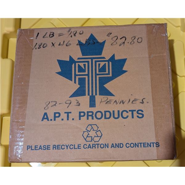 Aprox. 50lbs of pennies from 1982-1993