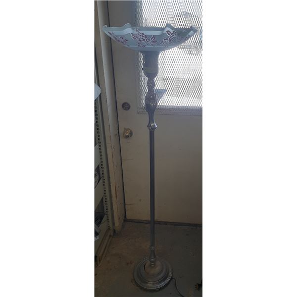 Antique Chinese Lady Floor Lamp. (Works) (Height 60")