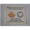 Image 4 : 2014 50-Cent Silver-Plated Coin - R.M.S. Empress of Ireland.