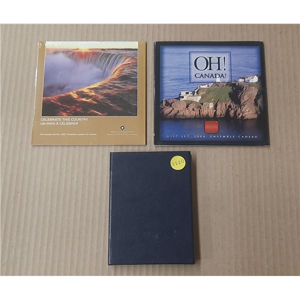 1981 R.C.M. 6 Coin Set, 2004 and 2005 Oh Canada Sets.