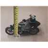 Image 2 : Vintage Motarcycle Side Car Windup Tin Toy.