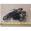 Image 3 : Vintage Motarcycle Side Car Windup Tin Toy.