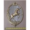 Image 1 : 1970's Solid Brass Unicorn Mirror.