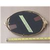 Image 2 : 1970's Solid Brass Unicorn Mirror.
