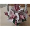 Image 5 : Antique Capodimonte Flower Porcelain Vases. (3)