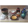 Image 1 : Lot of Vintage Vases, etc. [Rosevill, Blue Shafford Mountain Pottery, etc. (9)]