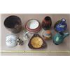 Image 2 : Lot of Vintage Vases, etc. [Rosevill, Blue Shafford Mountain Pottery, etc. (9)]