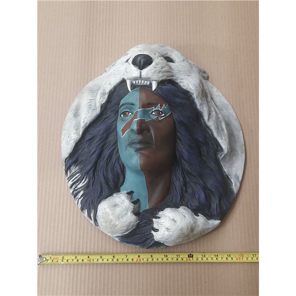 1997 Native Warrior Wall Art.