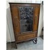 Image 1 : Antique China Cabinet. 34.5"x15"x62"