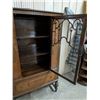 Image 2 : Antique China Cabinet. 34.5"x15"x62"