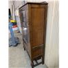 Image 6 : Antique China Cabinet. 34.5"x15"x62"