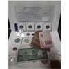 Image 1 : Lot of Token/Foreign Currency/Canadian Currency and Misc. Items.
