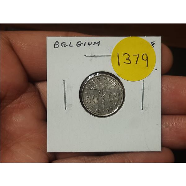 Belgium. 1928 50 Centimes. Fine.