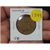 Image 1 : Jamaica. 1938 Penny. King George VI. VG.