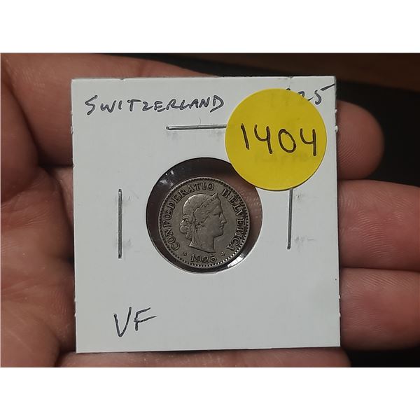 Switzerland. 1925 5 rappen. VF.