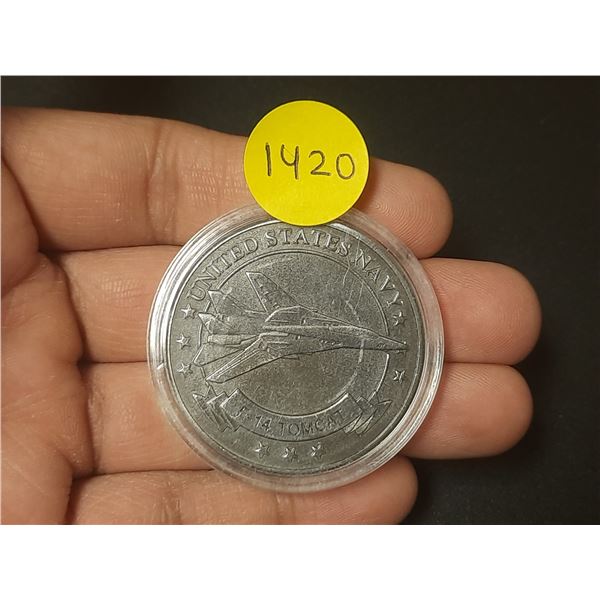 Copy of U.S. Navy F-14 Tomcat medal. BU.