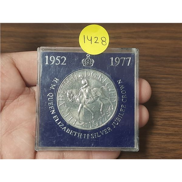 Great Britain 1952 – 1977 Crown. Commemorates the 25th Anniversary of Queen Elizabeth.