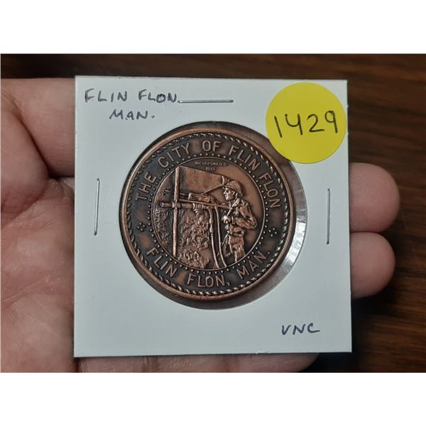 Flin Flon Manitoba medal.