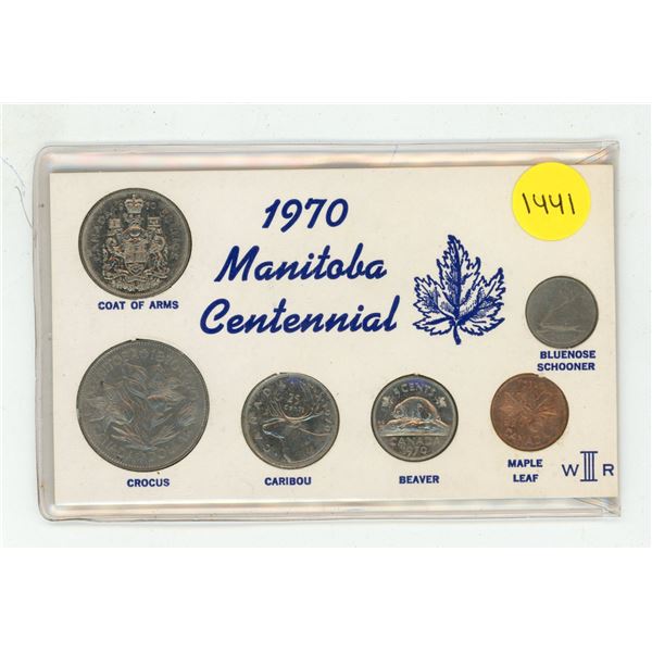 1970 Manitoba Centennial Year Set.