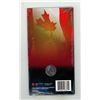 Image 2 : 2001P Colourized Canada Day 25 Cents. Red Maple Leaf. Specimen. Housed in its original unopened Roya