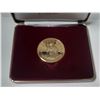 Image 2 : Pope John Paul II Papal Visit to Canada medal. Issued in 1984. Gold Plated. Housed in its original c