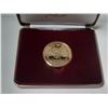 Image 3 : Pope John Paul II Papal Visit to Canada medal. Issued in 1984. Gold Plated. Housed in its original c