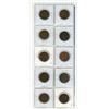 Image 2 : Set of 10 Canadian Large Cents from 1910 to 1920. Coins grade up to EF40.