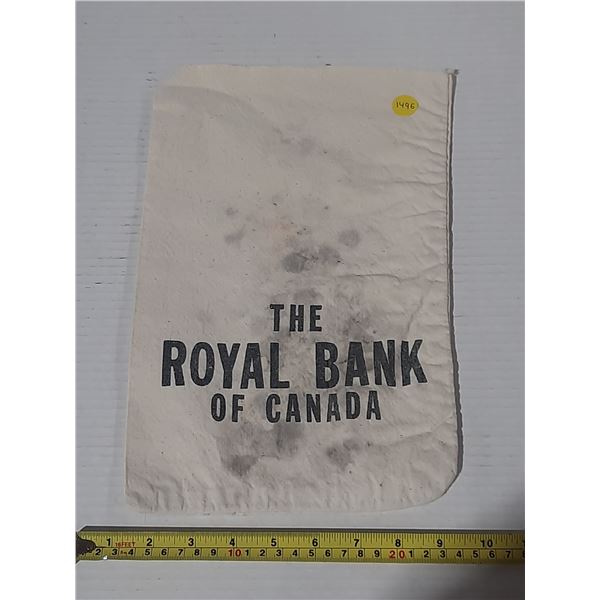 Royal Bank of Canada Money Bag.