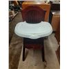 Image 1 : Eddie Bauer Wooden High Chair - 41" Height.