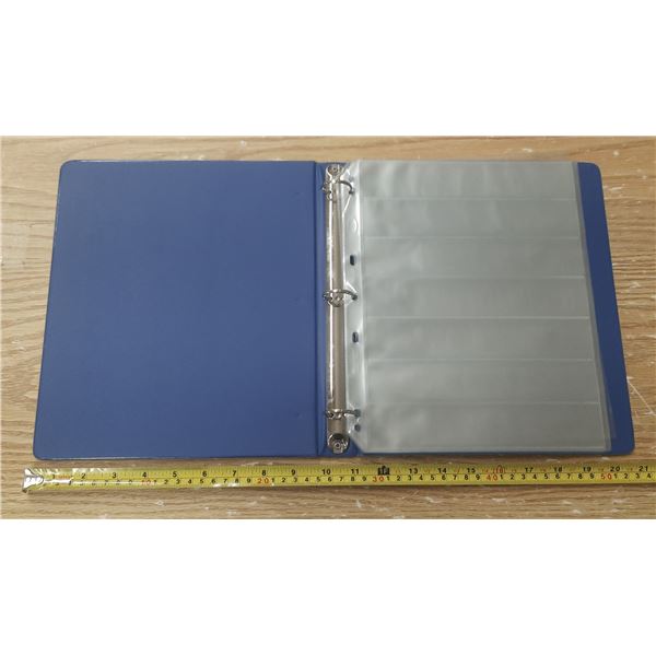 Binder of 10 Sheets To Put Items.
